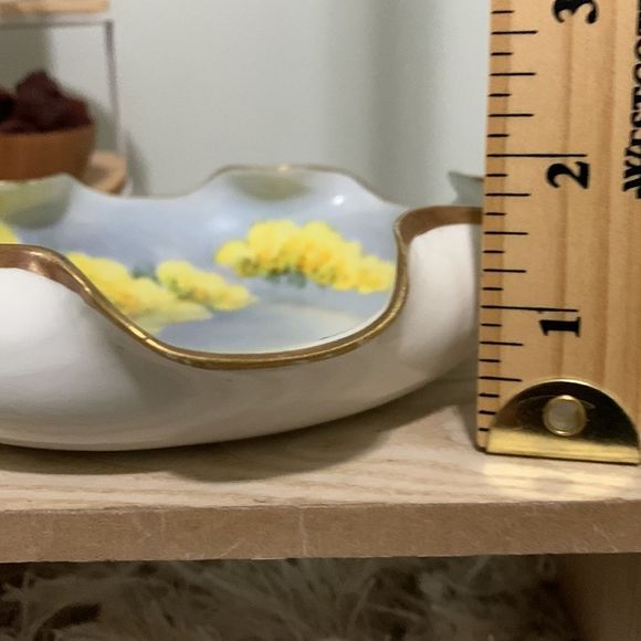 Vintage Ginori Italy Hand Painted Floral Dish - Picture 16 of 16